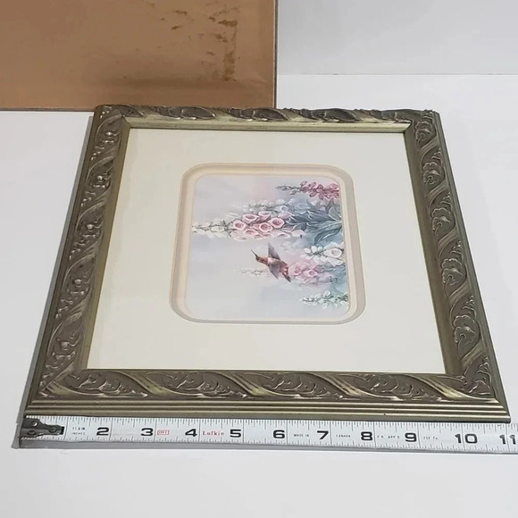 Lena Liu Hummingbird  Print Framed Triple Matted Signed. - Picture 4 of 7